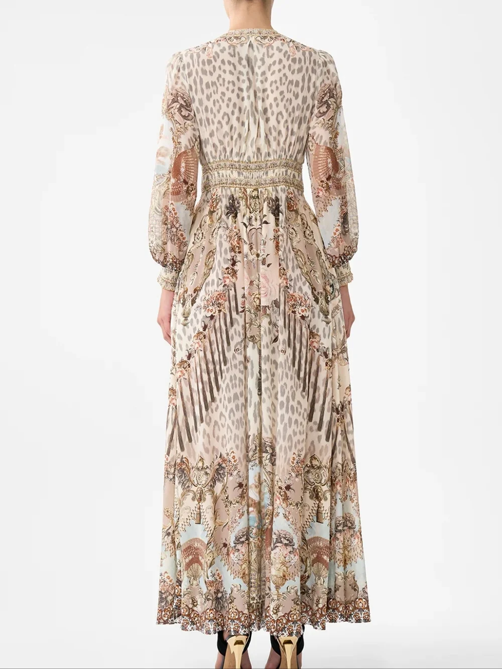 Camilla button dress with shaped waistband - Picture 3 of 8